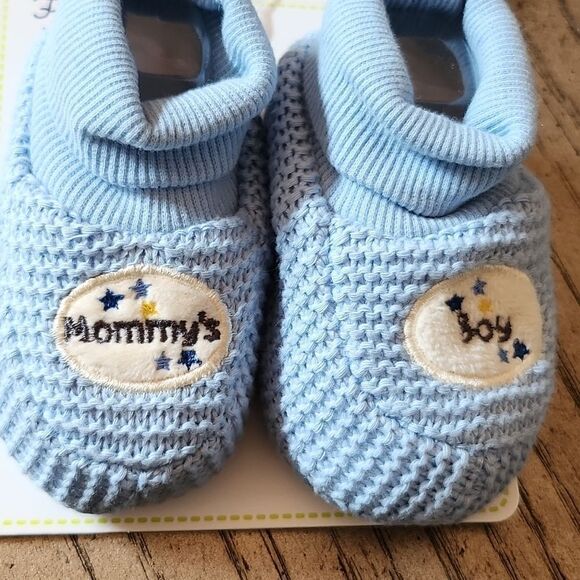 Mommy's boy blue sock boots NWT - Picture 2 of 5